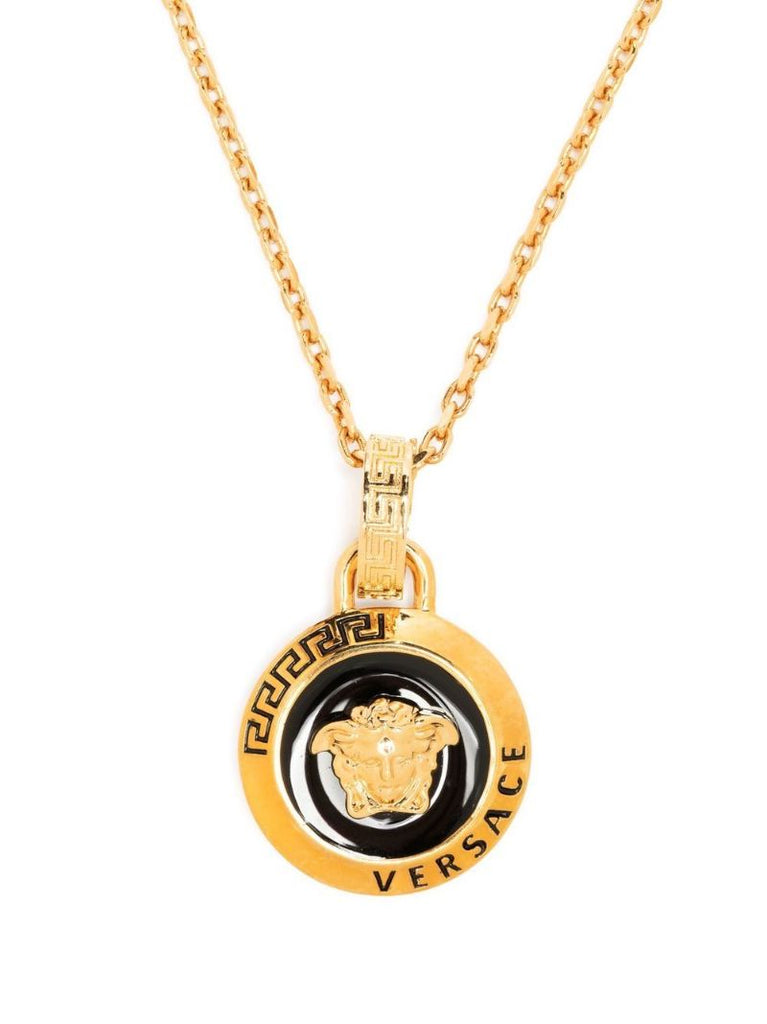 Gold-tone Medusa Necklace