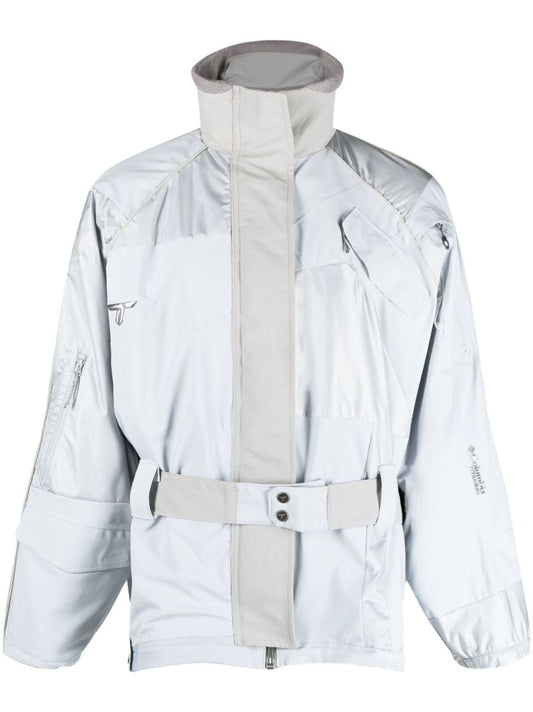 X Columbia Grey Upcycled Belted Jacket