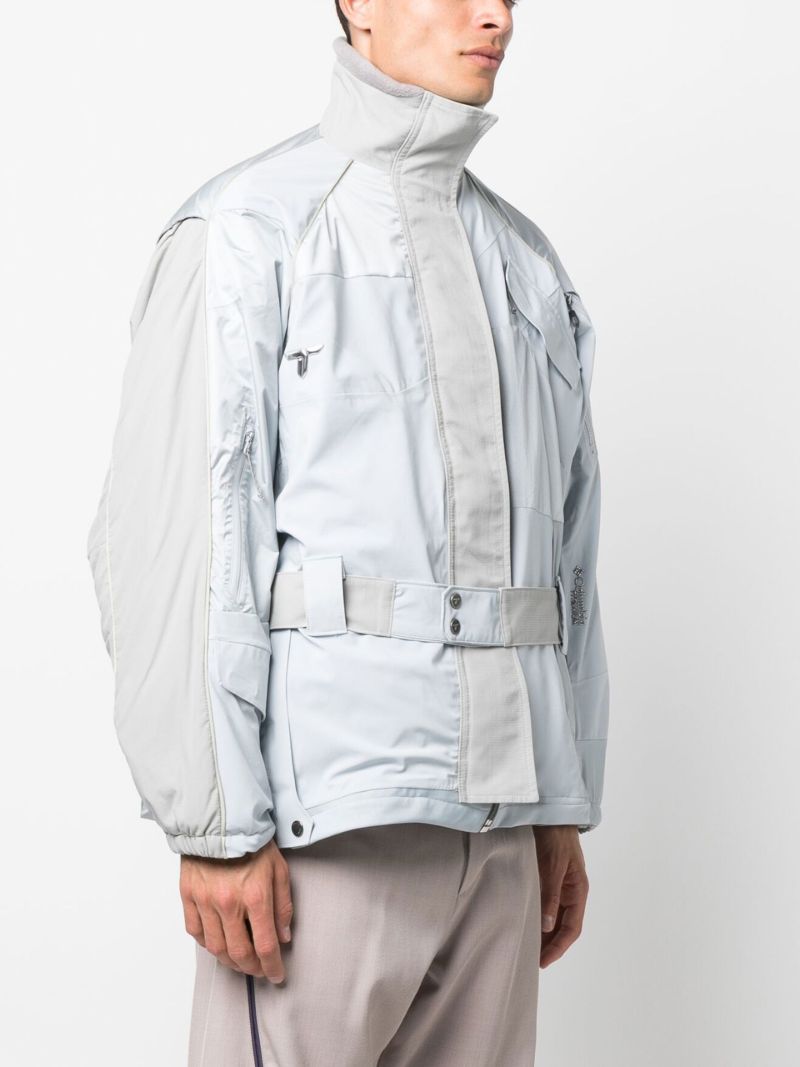 X Columbia Grey Upcycled Belted Jacket