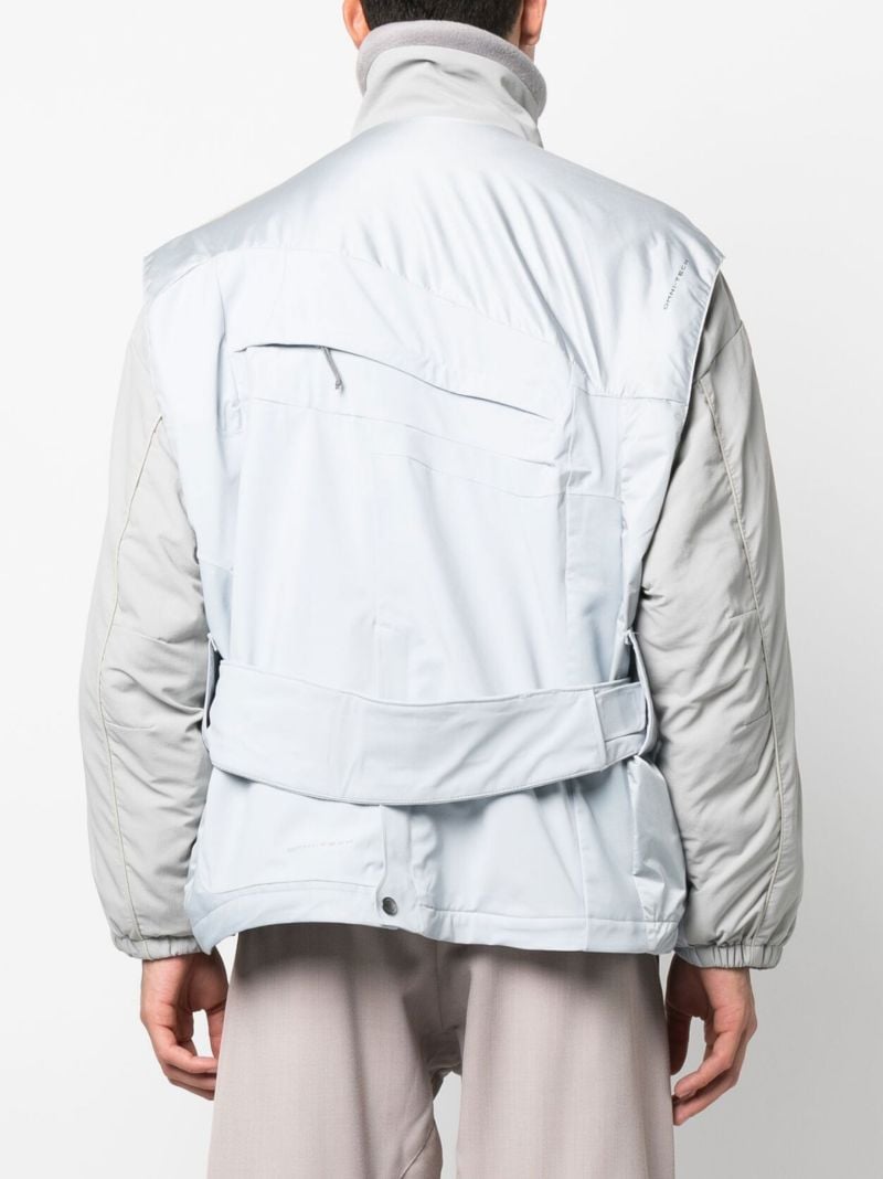 X Columbia Grey Upcycled Belted Jacket
