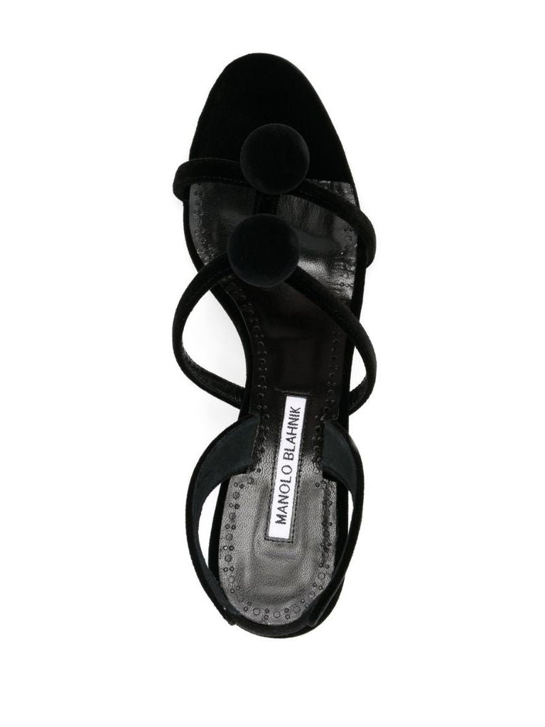 Black Sevillasli 90 Slingback Sandals