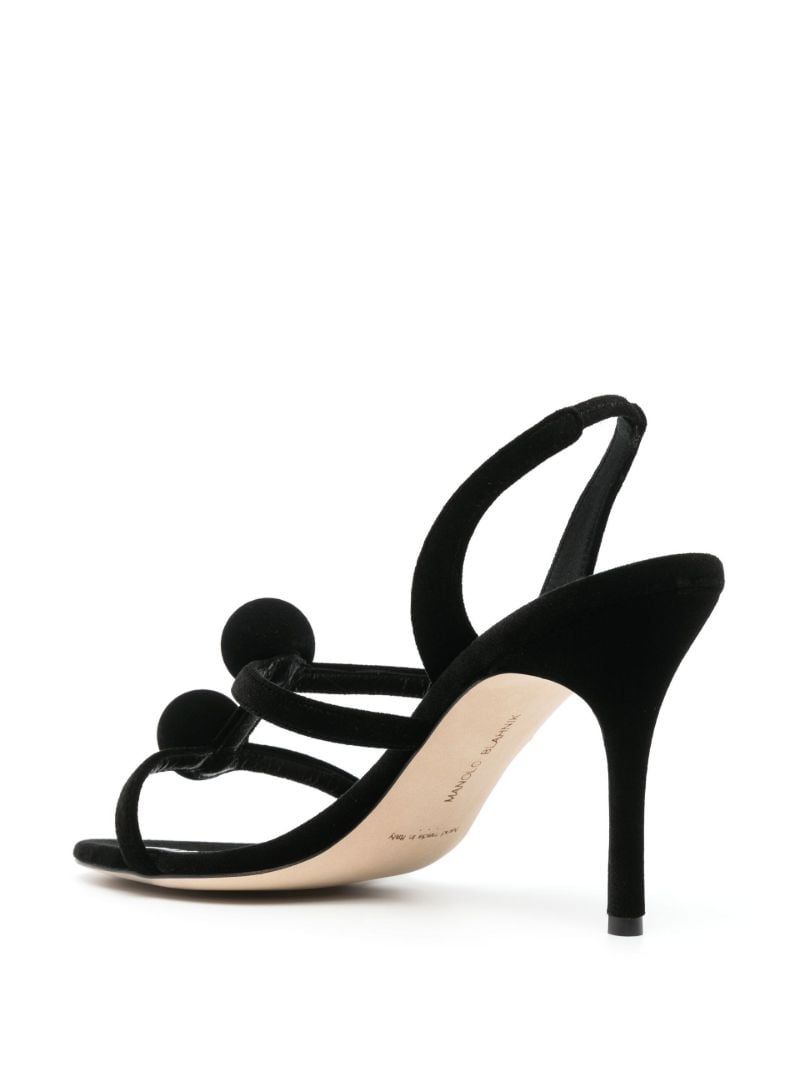 Black Sevillasli 90 Slingback Sandals