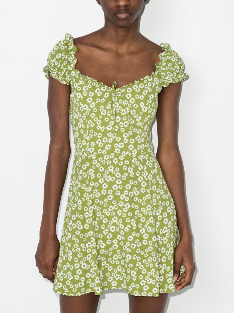 Pacey Floral Print Mini Dress