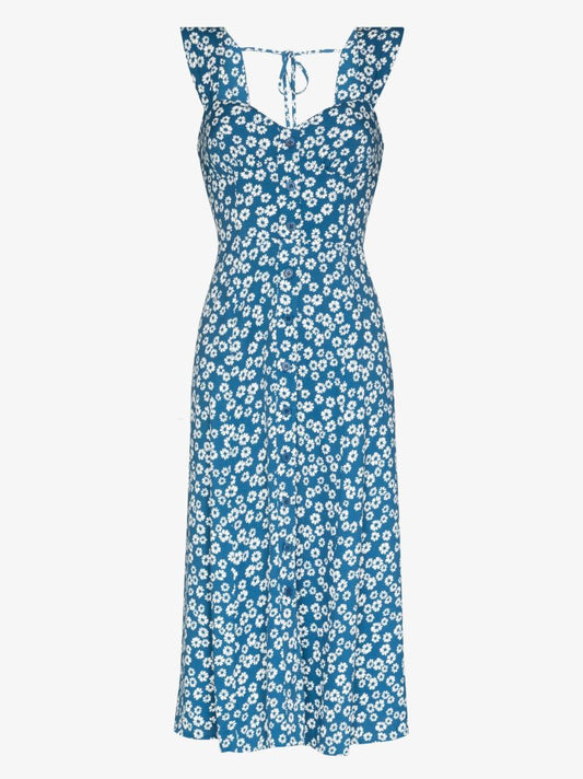 Tayler Floral Print Midi Dress