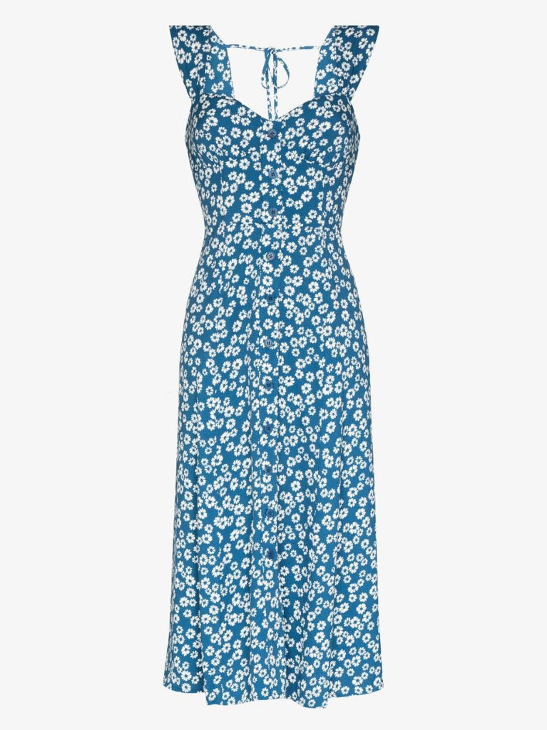 Tayler Floral Print Midi Dress