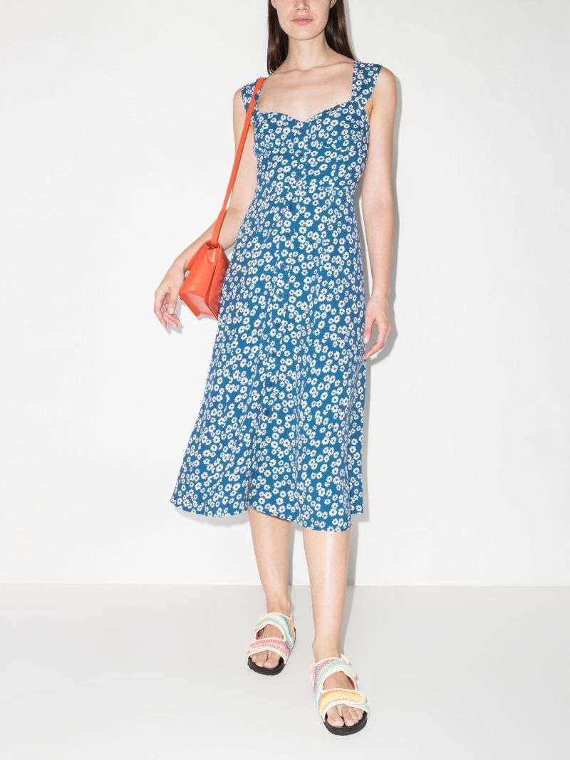 Tayler Floral Print Midi Dress