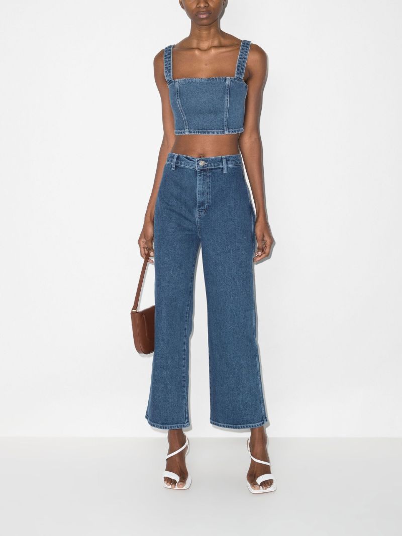 Blue Sunny Denim Top and Trousers Set