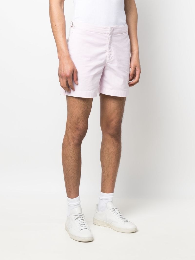 Pink Bulldog Cotton Shorts