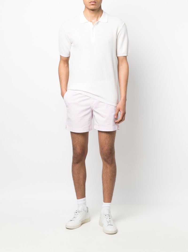 Pink Bulldog Cotton Shorts