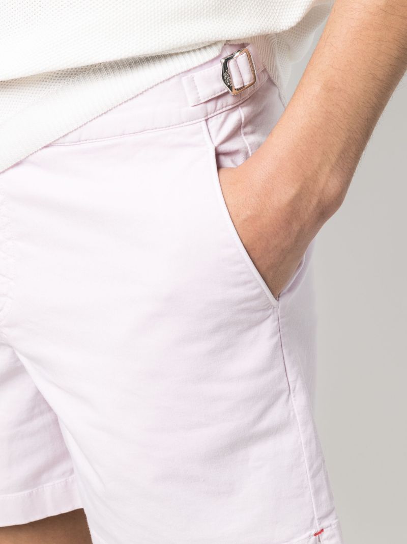 Pink Bulldog Cotton Shorts