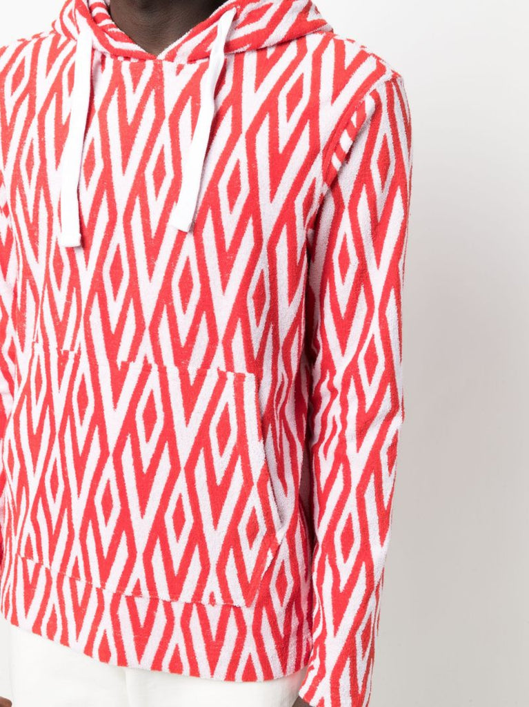 X Wham! Red Trevone Printed Hoodie