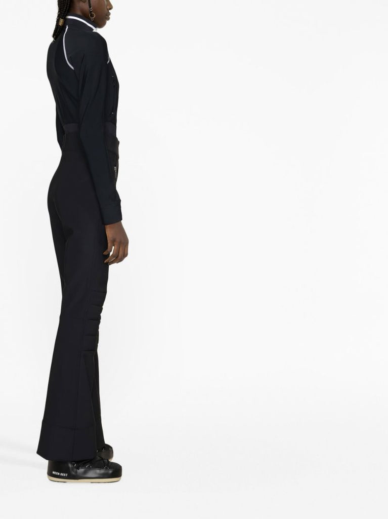 Black Flared Ski Trousers