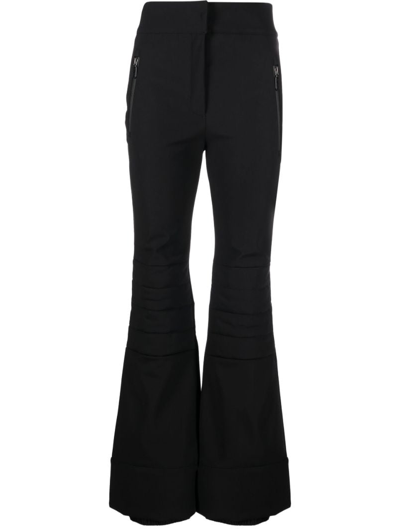 Black Flared Ski Trousers