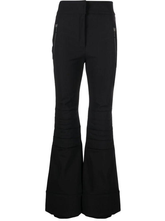 Black Flared Ski Trousers