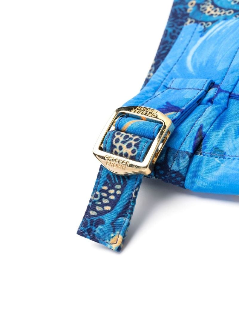 Blue Bulldog Printed Swim Shorts