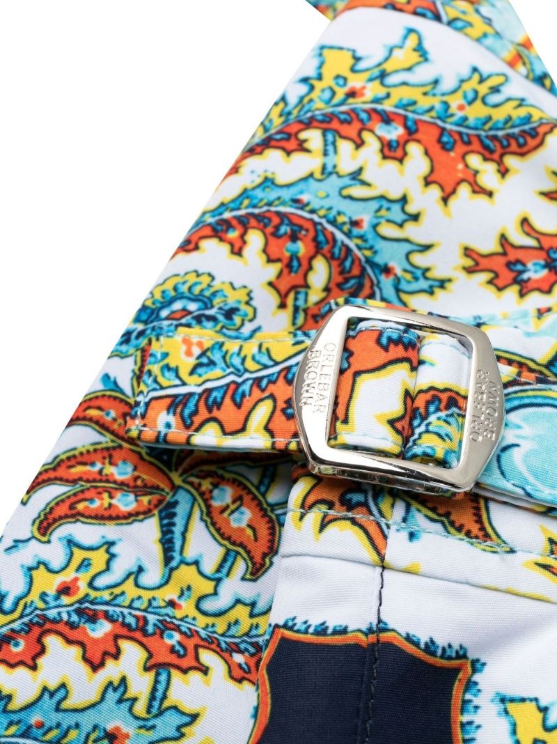 Blue Bulldog Printed Swim Shorts