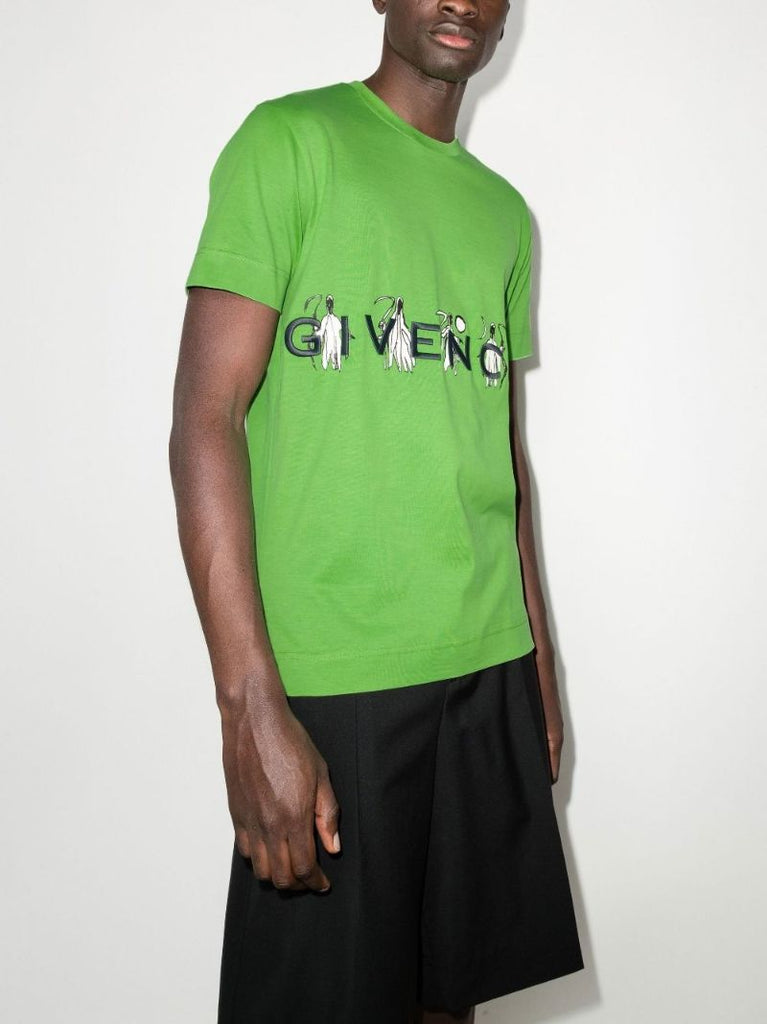 X Josh Smith Logo Embroidered Cotton T-shirt