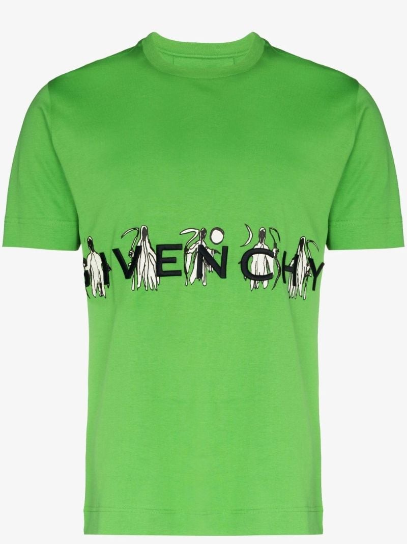 X Josh Smith Logo Embroidered Cotton T-shirt