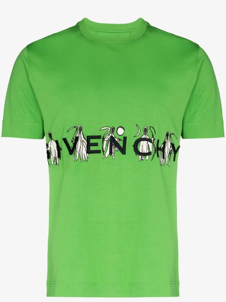 X Josh Smith Logo Embroidered Cotton T-shirt