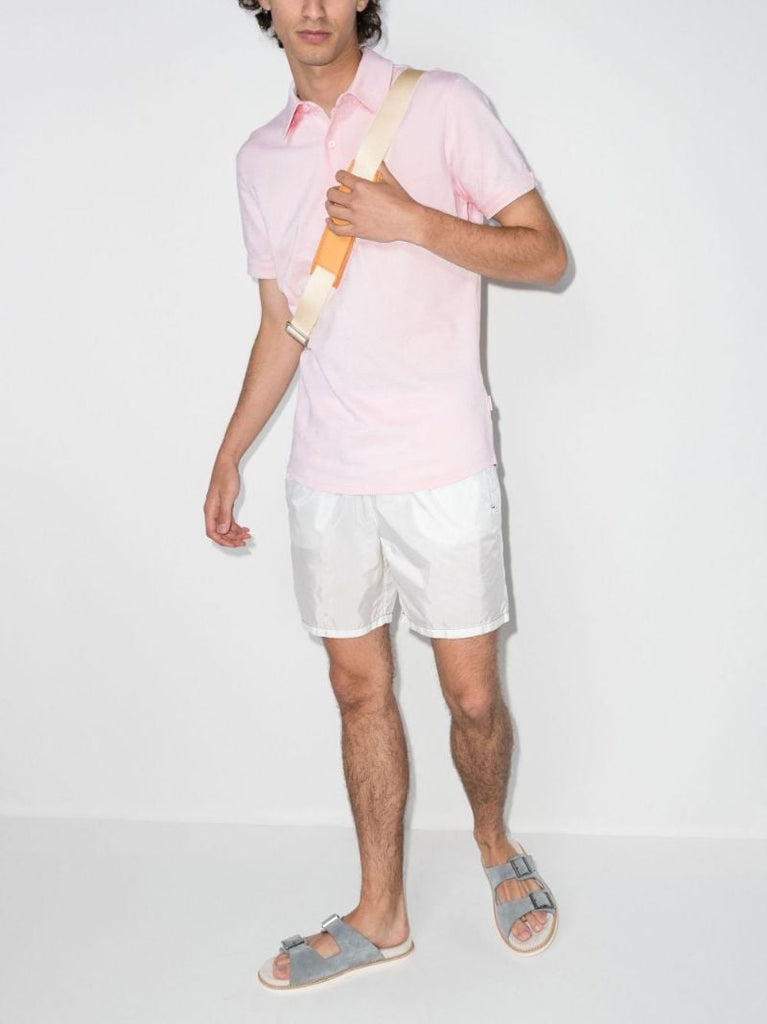 Pink Sebastian Cotton Polo Shirt