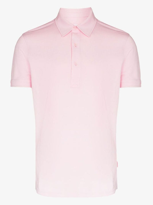 Pink Sebastian Cotton Polo Shirt