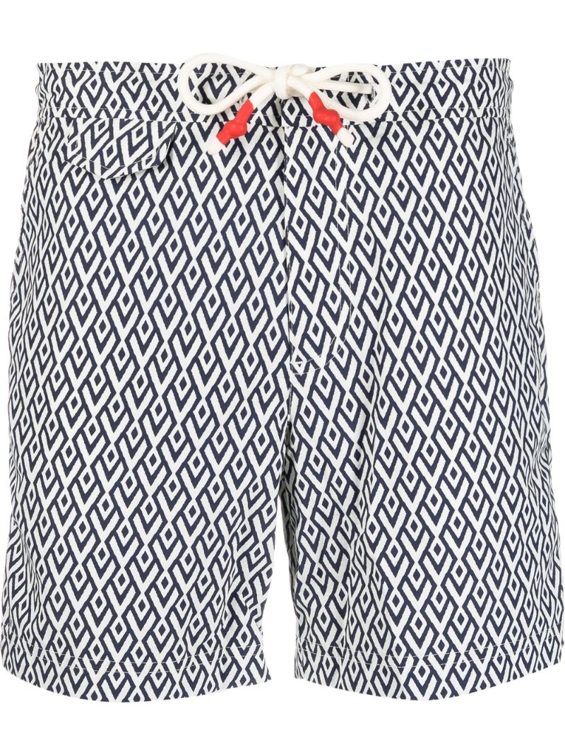 X Wham! Blue Standard Cano Swim Shorts