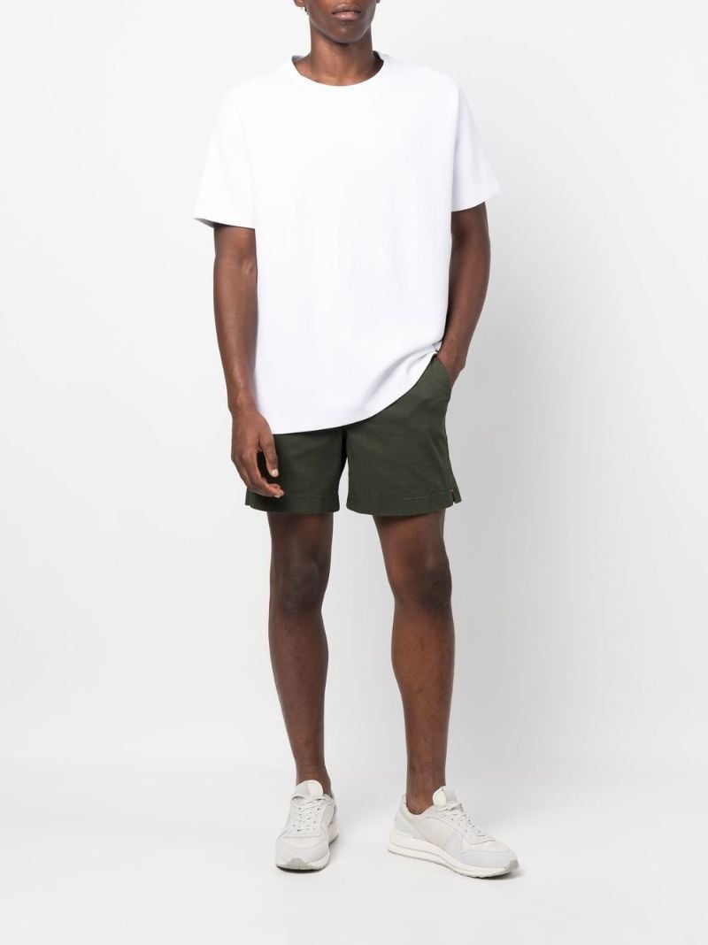 Green Bulldog Cotton Shorts