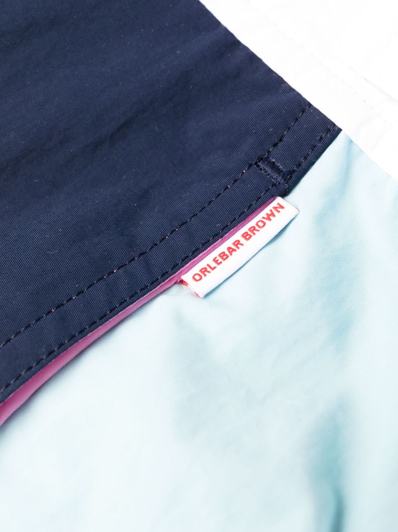 Blue Side Panel Swim Shorts