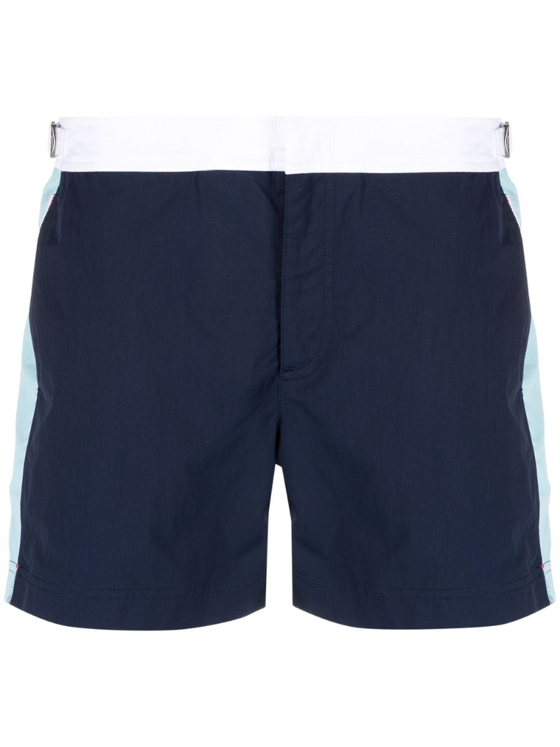 Blue Side Panel Swim Shorts