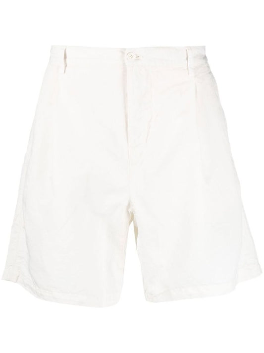 X Wham! White Searose Garment Dyed Shorts