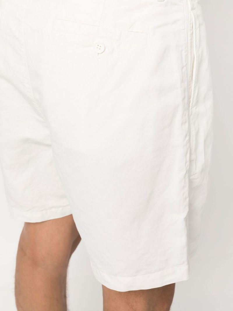 X Wham! White Searose Garment Dyed Shorts