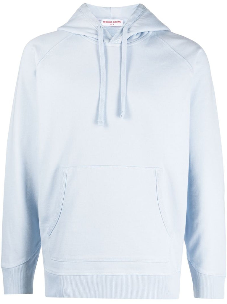 Blue Francis Long Sleeve Organic Cotton Hoodie