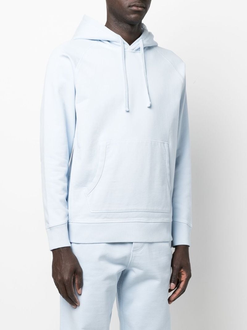 Blue Francis Long Sleeve Organic Cotton Hoodie