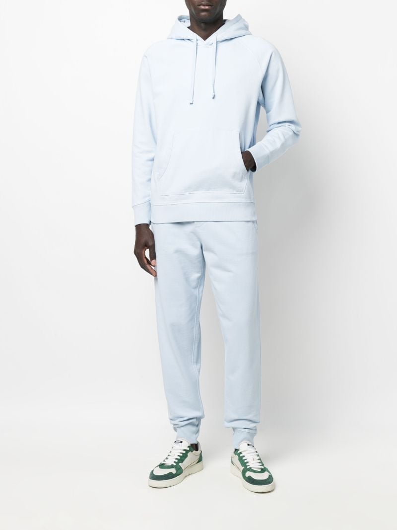 Blue Francis Long Sleeve Organic Cotton Hoodie