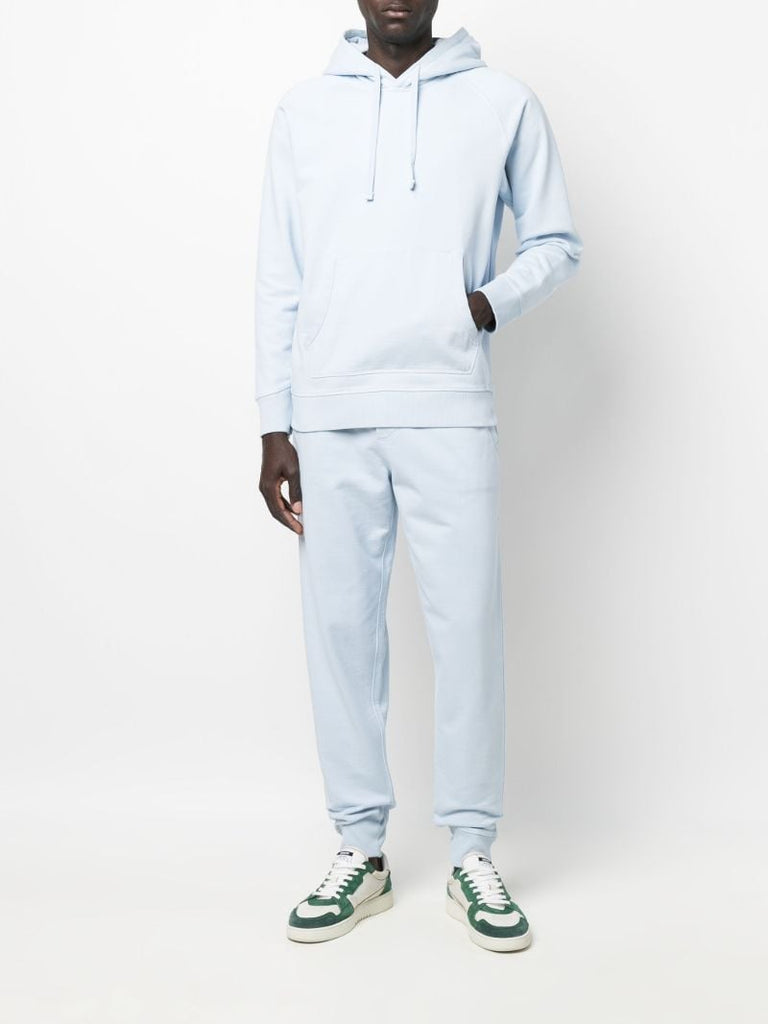 Blue Francis Long Sleeve Organic Cotton Hoodie