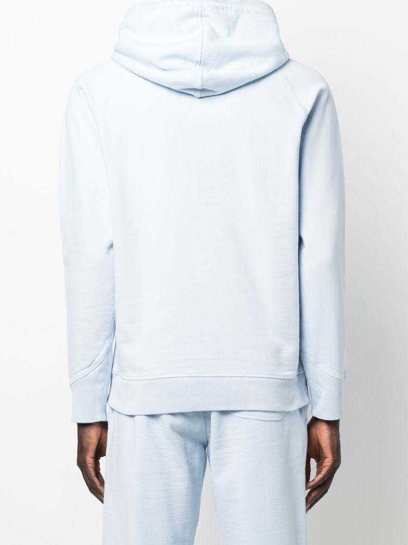 Blue Francis Long Sleeve Organic Cotton Hoodie