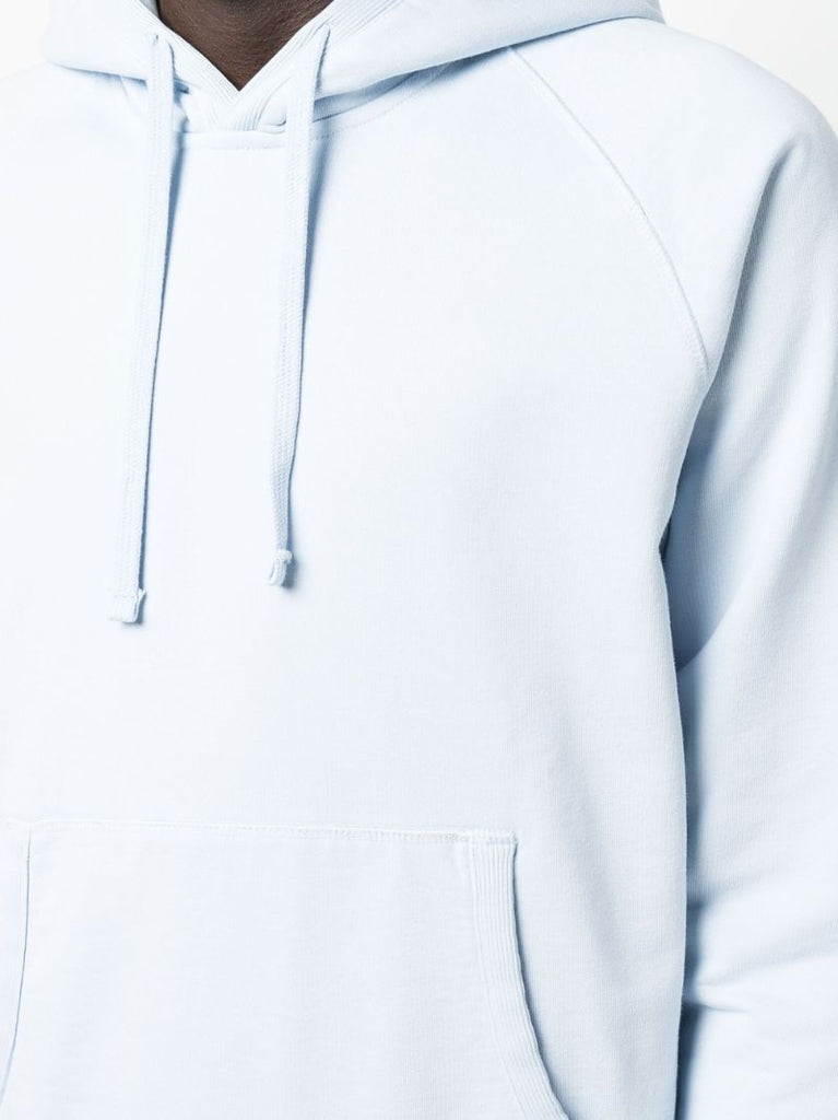 Blue Francis Long Sleeve Organic Cotton Hoodie