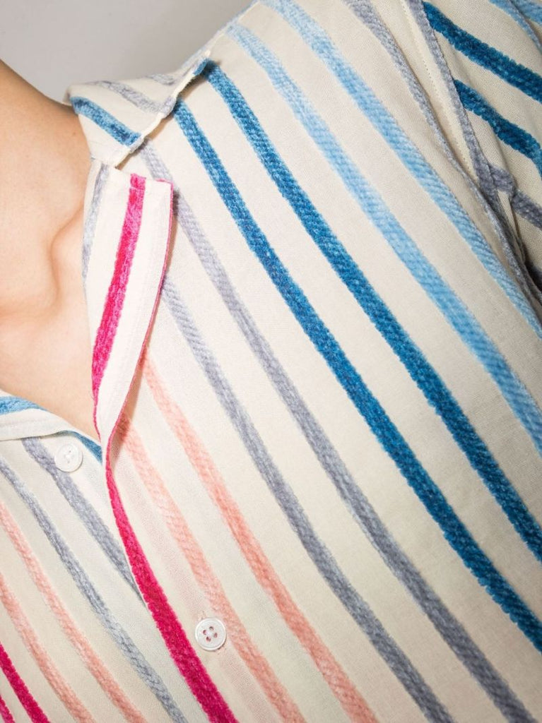 X Wham! Multicolour Hibbert Striped Shirt