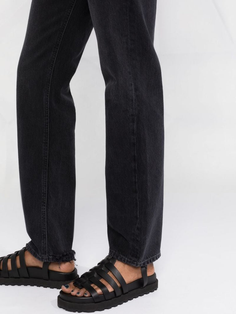 Black Lana Straight Leg Jeans