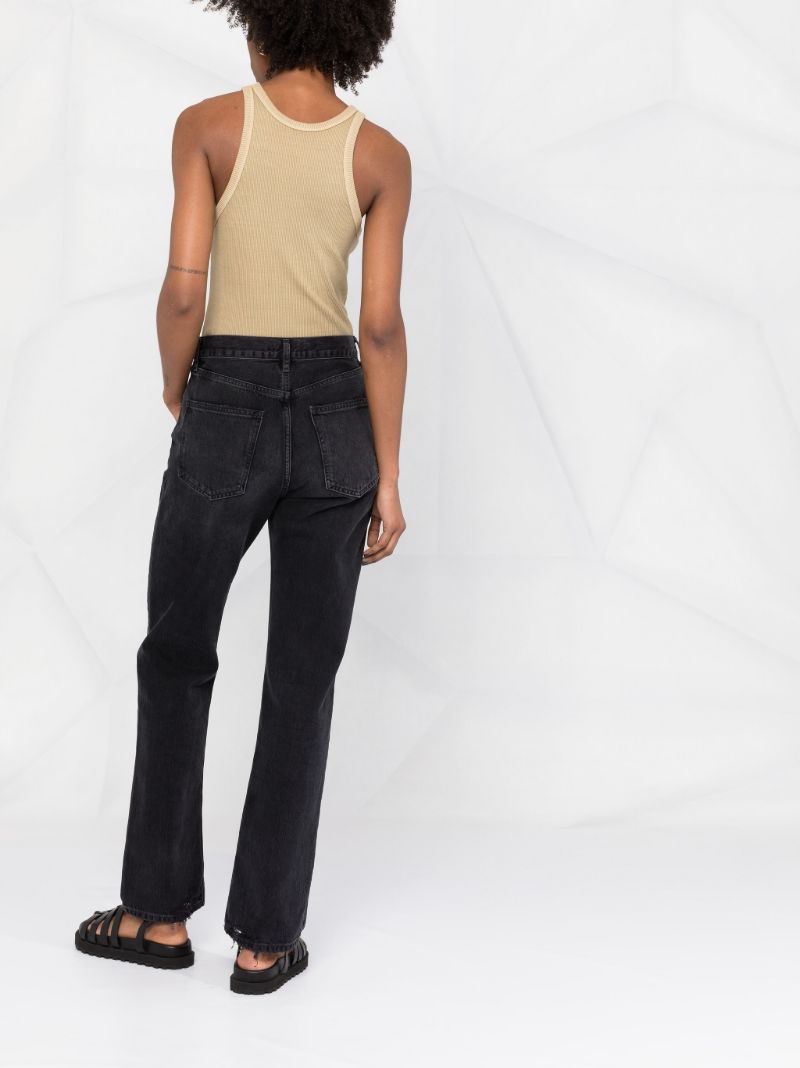 Black Lana Straight Leg Jeans