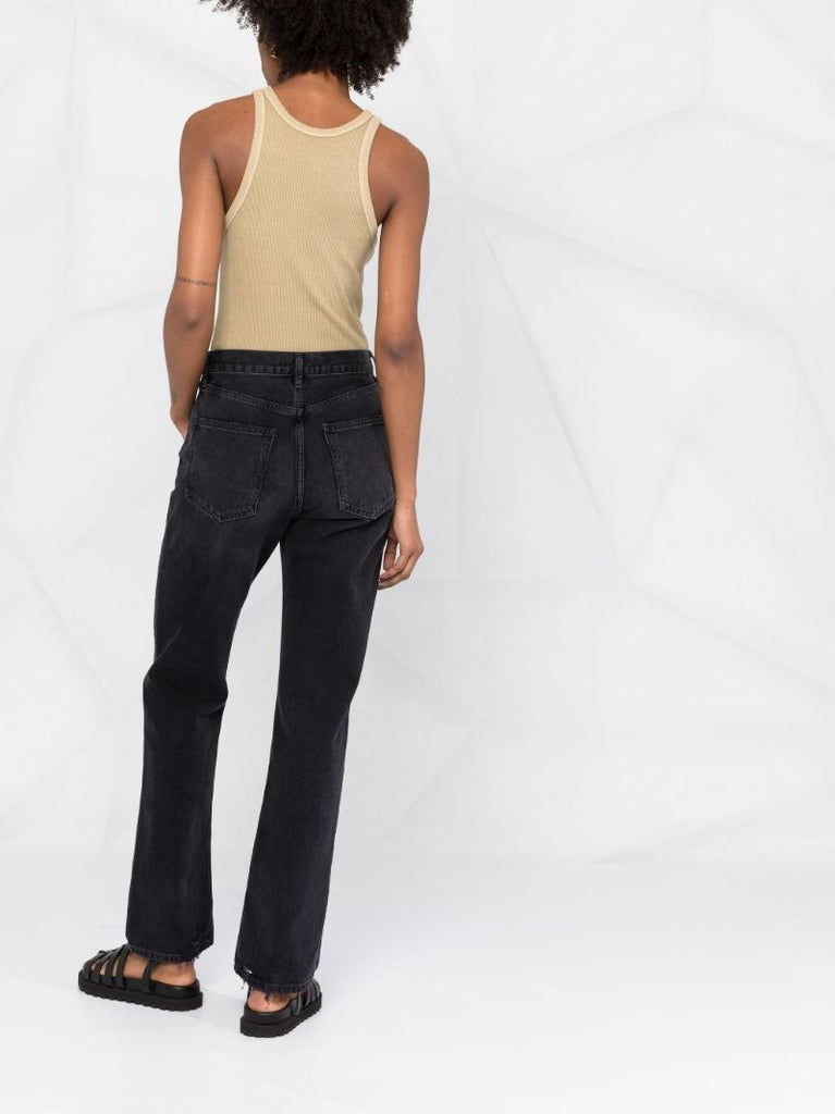 Black Lana Straight Leg Jeans
