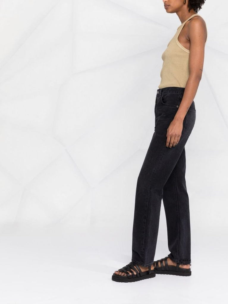 Black Lana Straight Leg Jeans