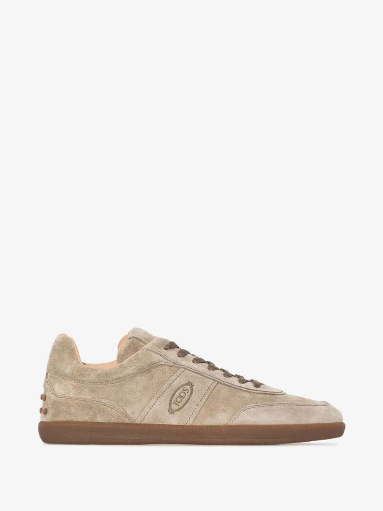 Green Tabs Low Top Suede Sneakers