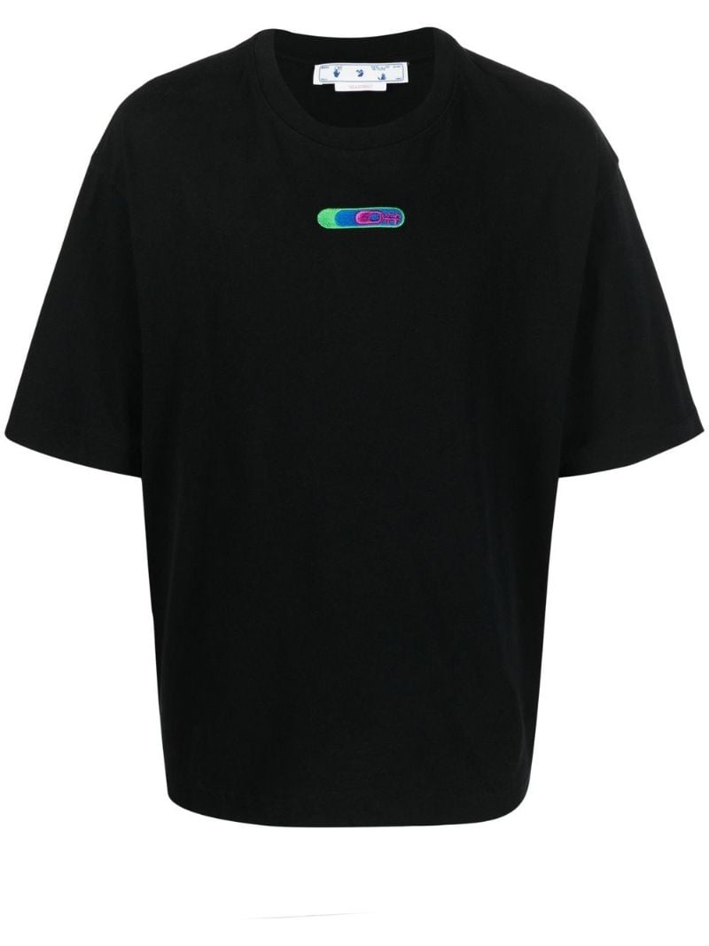 Black Hemp Leaf Arrows T-shirt