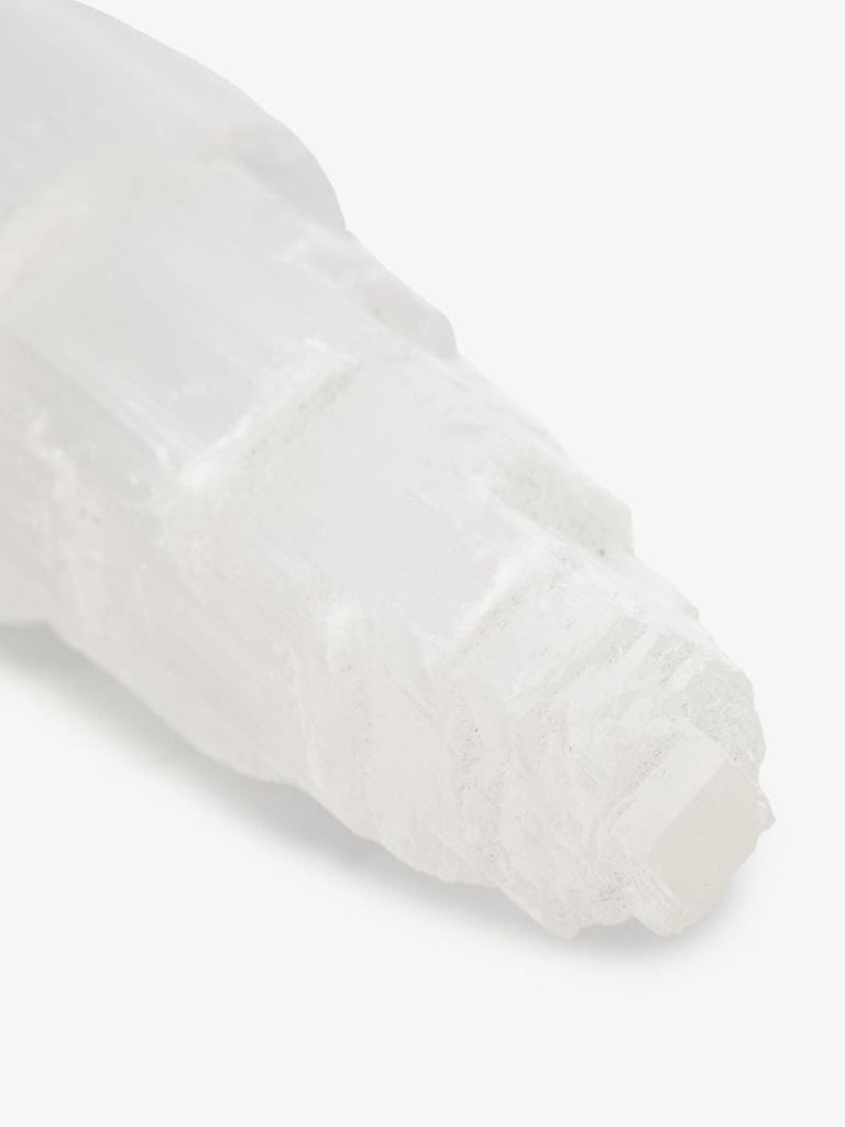 White Selenite Large Crystal Tower