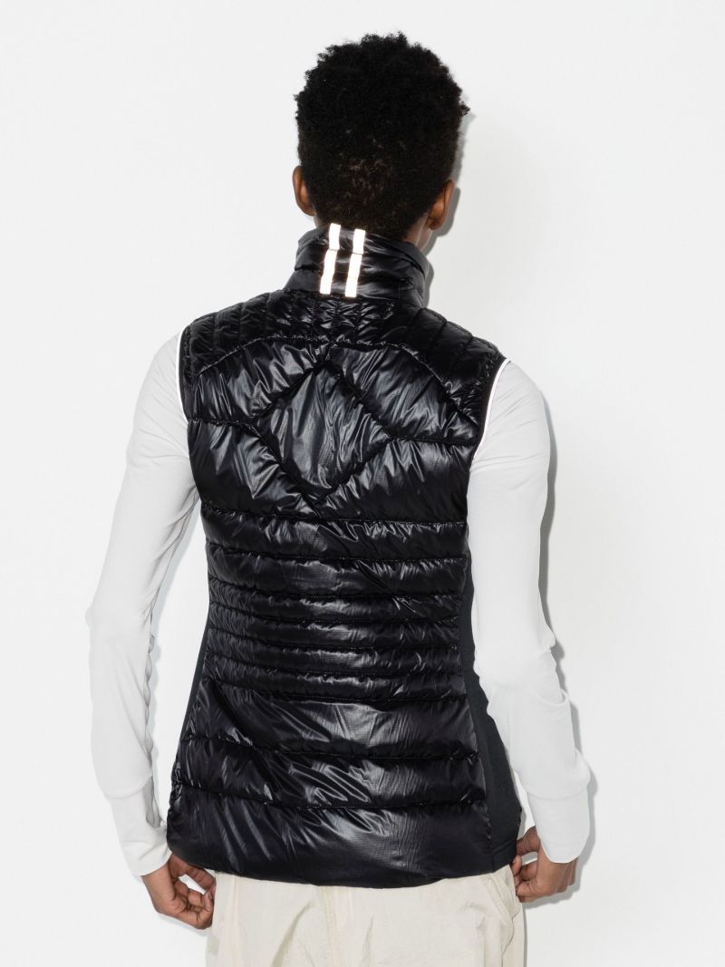 Black Hybridge Lite Tech Quilted Gilet