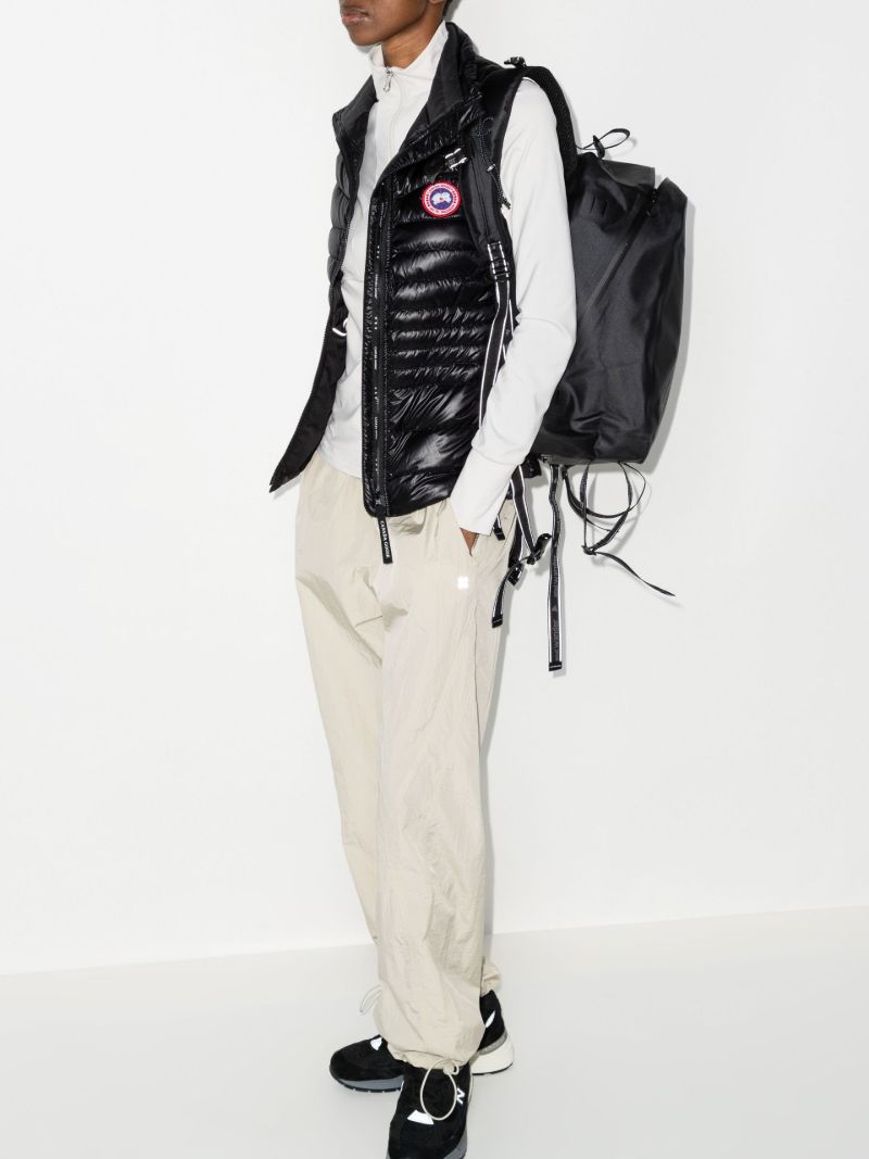 Black Hybridge Lite Tech Quilted Gilet