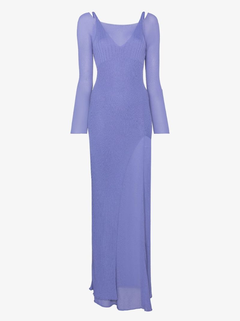 Bacall Layered Knit Maxi Dress