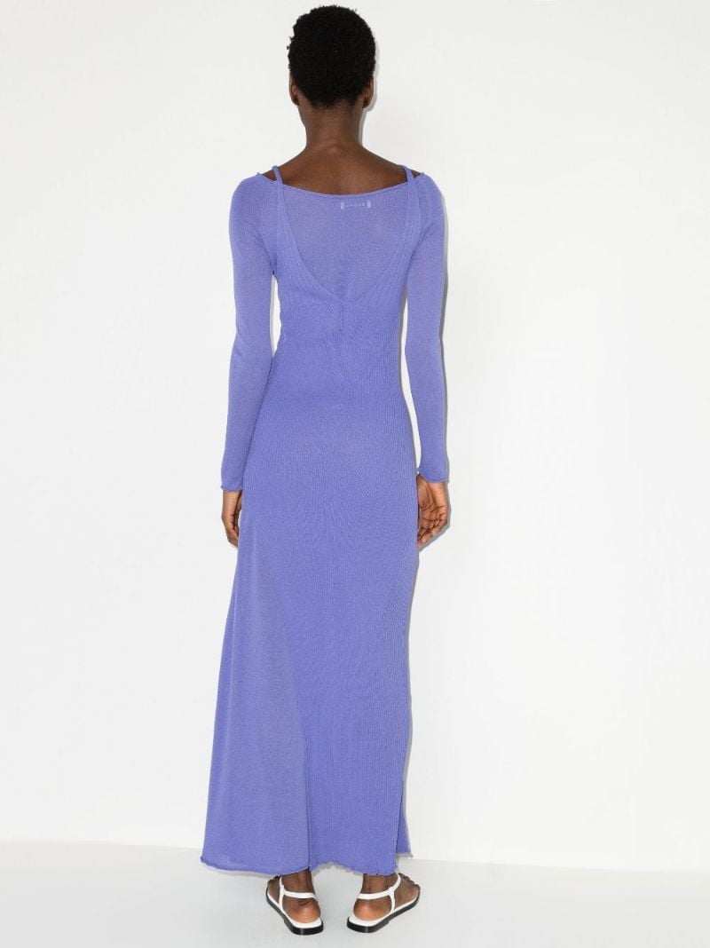 Bacall Layered Knit Maxi Dress