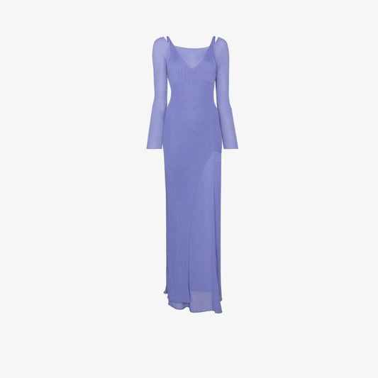 Bacall Layered Knit Maxi Dress